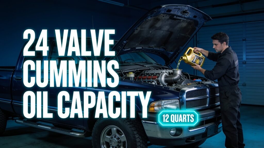 24 Valve Cummins Oil Capacity