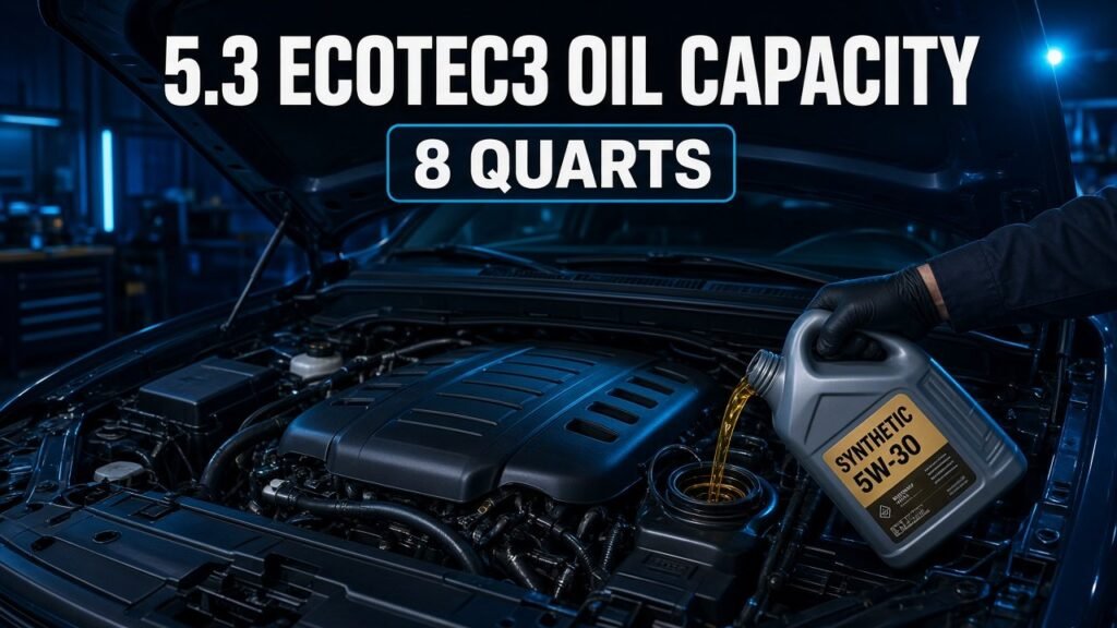 5.3 EcoTec3 Oil Capacity