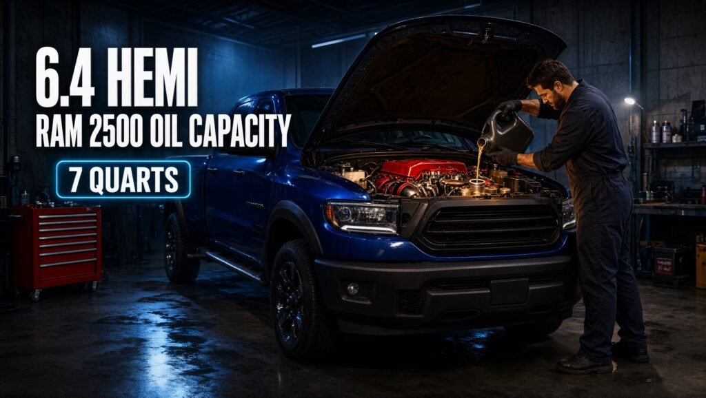 6.4 HEMI Ram 2500 Oil Capacity