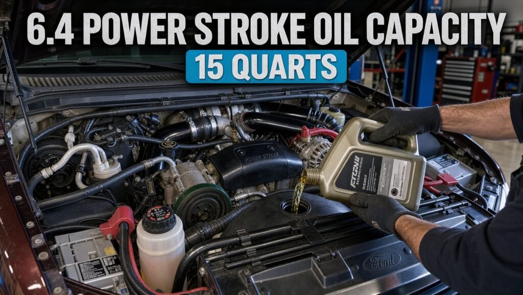 6.4 Power Stroke Oil Capacity
