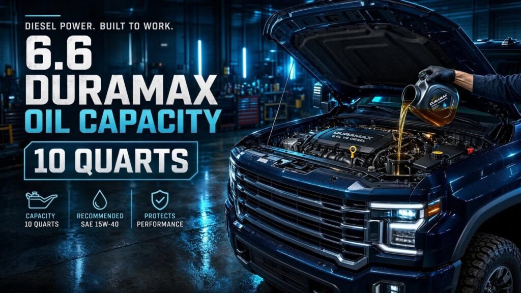6.6 Duramax Oil Capacity
