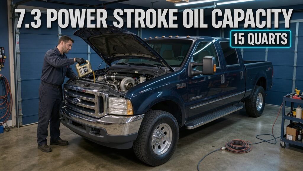 7.3 Power Stroke Oil Capacity